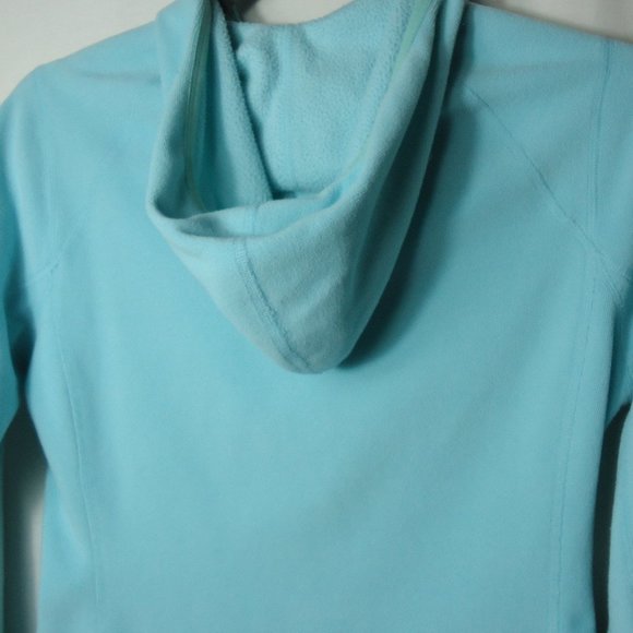 The North Face Seafoam Green Fleece Hoodie Small - Picture 6 of 6